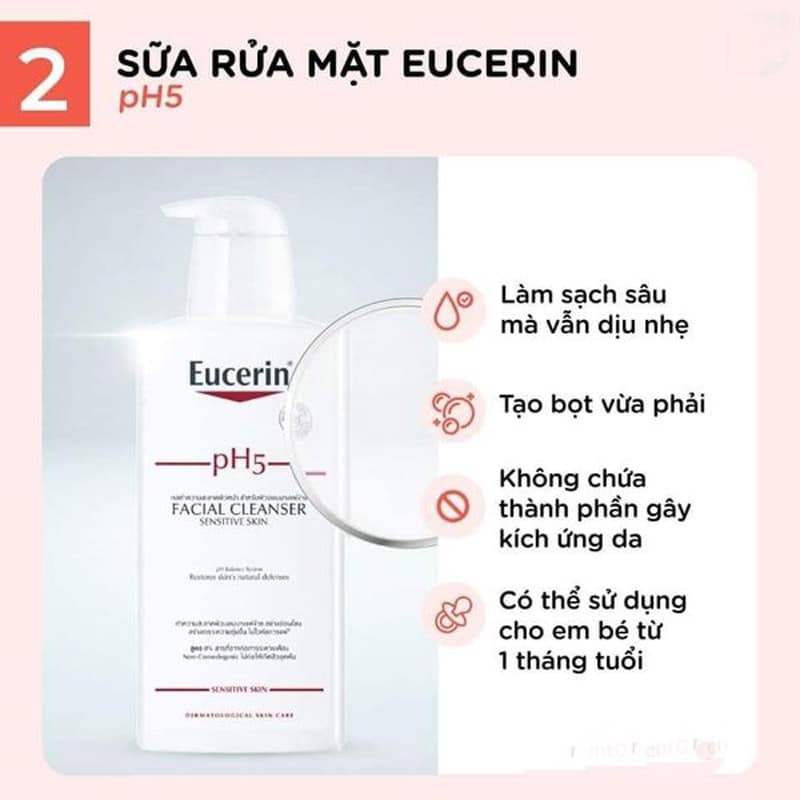 [REVIEW] Sữa Rửa Mặt Eucerin Facial Cleanser PH5 Sensitive Skin Cho Da Nhạy Cảm 400ml - viwin.pw - VIWIN.PW