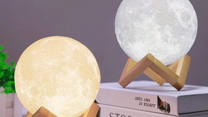 [Review] Đèn ngủ LED hình mặt trăng 3D độc đáo dùng trang trí - viwin.pw - VIWIN.PW