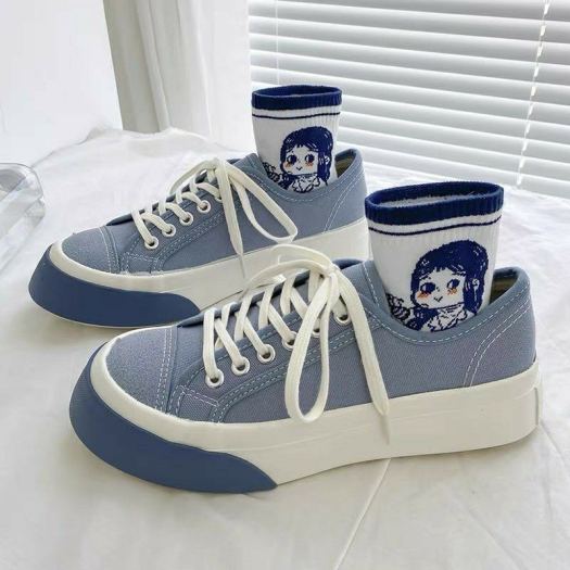 [REVIEW] Giày vải canvas cổ thấp đế bằng phong cách Ulzzang - viwin.pw - VIWIN.PW