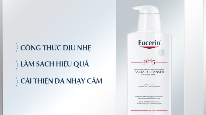 [REVIEW] Sữa Rửa Mặt Eucerin Facial Cleanser PH5 Sensitive Skin Cho Da Nhạy Cảm 400ml - viwin.pw - VIWIN.PW