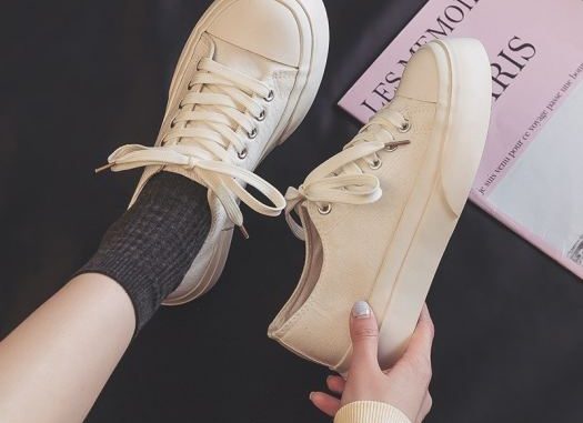 [REVIEW] Giày vải canvas cổ thấp đế bằng phong cách Ulzzang - viwin.pw - VIWIN.PW