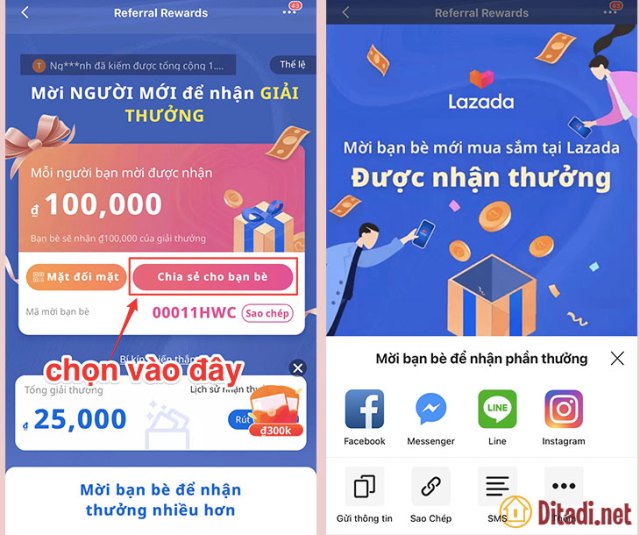 [HOT] Giới thiệu bạn bè Lazada để có ngay 100k trong tài khoản - viwin.pw - VIWIN.PW