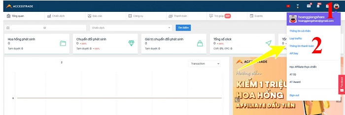 [AT] Cách rút tiền hoa hồng từ Accesstrade - VIWIN.PW