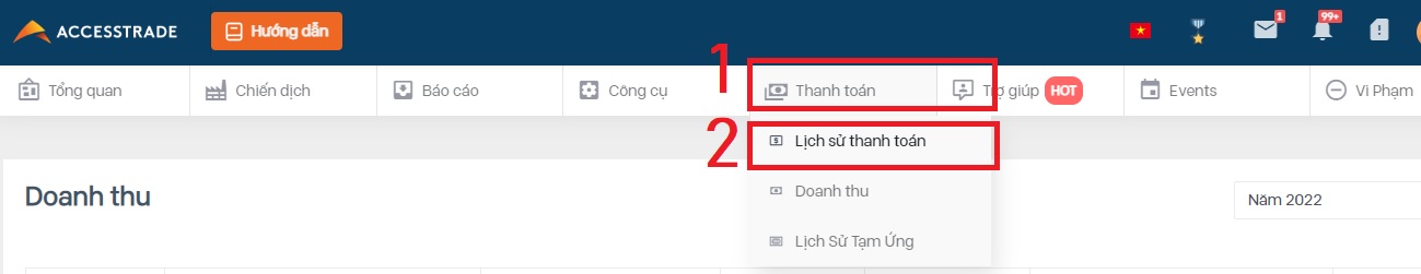 [AT] Cách rút tiền hoa hồng từ Accesstrade - VIWIN.PW