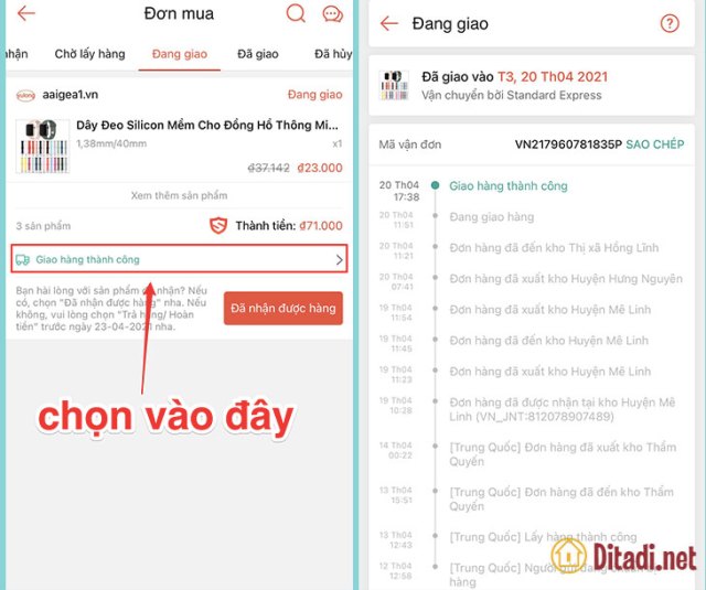 [Hướng dẫn] Cách tra cứu vận đơn Standard Express Shopee - viwin.pw - VIWIN.PW