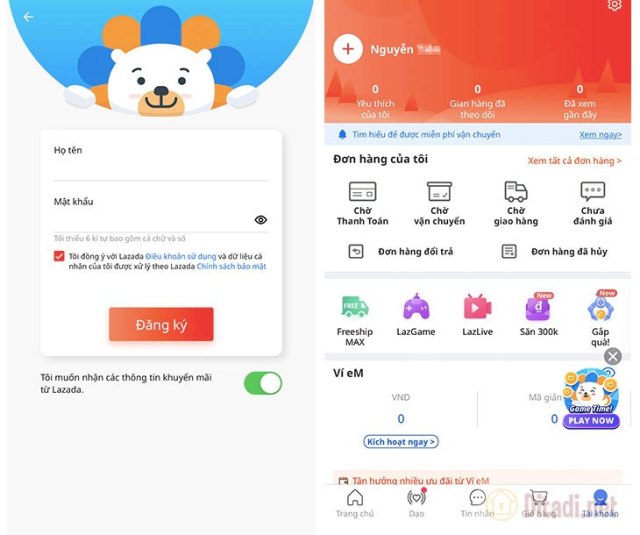 [Hướng dẫn] Cách tạo tài khoản Lazada cực kỳ chi tiết - viwin.pw - VIWIN.PW
