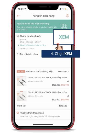 [Hướng dẫn] Cách theo dõi mã vận đơn Shopee - viwin.pw - VIWIN.PW