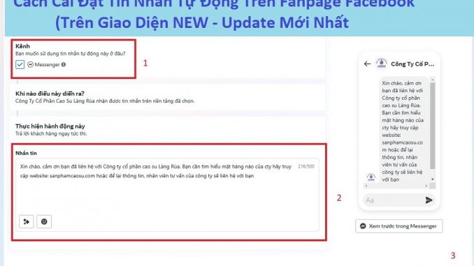 Cách Cài Đặt Tin Nhắn Tự Động Trên Fanpage Facebook (Trên Giao Diện NEW - Update Mới Nhất 2026) - viwin.pw - VIWIN.PW