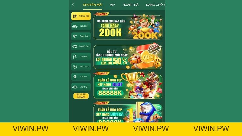 Khuyến Mãi HB88: Nhiều Chương Trình Ưu Đãi Hấp Dẫn Đa Dạng - VIWIN.PW