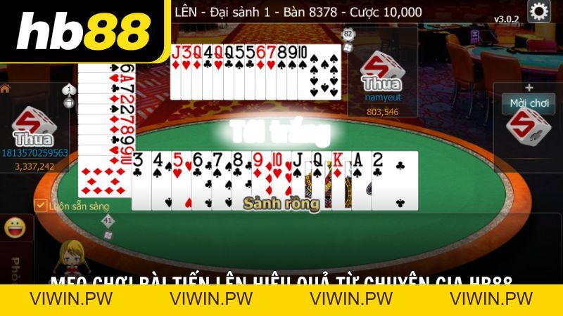 Cách chơi bài Tiến Lên cho người mới bắt đầu tại HB88 - VIWIN.PW